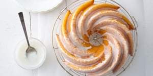 Gâteau Bundt au Fromage et au Citron avec Glaçage au Citron