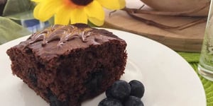 Photo de la Recette: Gâteau Chocolat et Bleuets