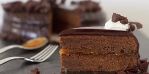 Photo de la Recette: Gâteau Chocolat et Confiture D'abricot