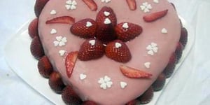 Photo de la Recette: Gâteau Coeur de Saint Valentin
