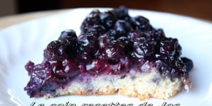 GÂTEAU D'ANTAN AUX BLEUETS ET À L'ÉRABLE