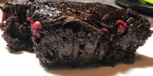 Photo de la Recette: Gâteau Double Chocolat et Canneberges à la Mijoteuse
