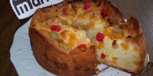 Photo de la Recette: Gâteau Facile aux Fruits au Sirop