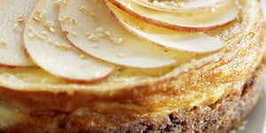 Gâteau Fourré au Fromage Blanc et aux Pommes