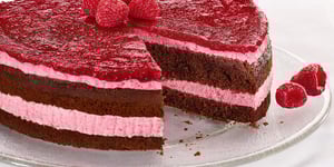 Photo de la Recette: Gâteau Framboise-Chocolat Recette Sans Gluten