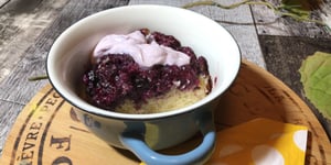 Photo de la Recette: Gâteau Renversé aux Bleuets à la Mijoteuse