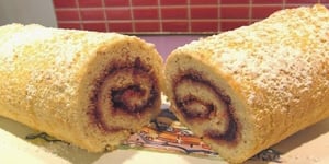 Photo de la Recette: Gâteau Roulé Sans Gluten à la Confiture ou au Nutella