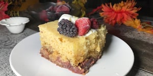 Photo de la Recette: Gâteau Vanille aux Fruits Rouges à la Mijoteuse