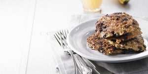 Photo de la Recette: GALETTE D'AVOINE DU MATIN À LA BANANE ET AU CHOCOLAT