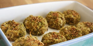 Photo de la Recette: Galettes Brocolis, Ricotta, Pesto de Pistache