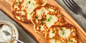 Galettes Cheddar Bacon et Chou-Fleur