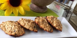 Photo de la Recette: Galettes D'avoine Bananes et Raisins Secs