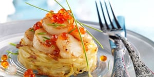 Photo de la Recette: Galettes de Pommes de Terre aux Saint-Jacques