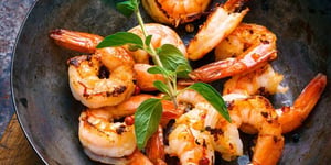 Gambas Flambées au Whisky