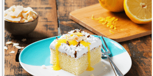 Photo de la Recette: Gâteau à la Vanille, au Citron et à la Noix de Coco