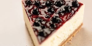 Gâteau au Fromage au Miel et Compote de Bleuets