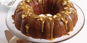 Photo de la Recette: Gâteau aux Pommes et Caramel à L’érable