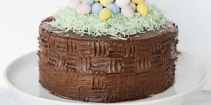 Photo de la Recette: Gâteau Corbeille de Pâques
