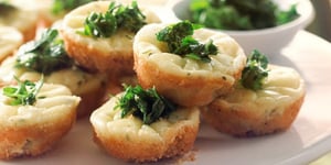 Photo de la Recette: GÂTEAU AU FROMAGE BOURSIN ÉCHALOTE ET CIBOULETTE