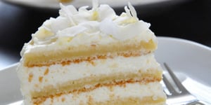 Photo de la Recette: Gâteau Blanc Noix de Coco