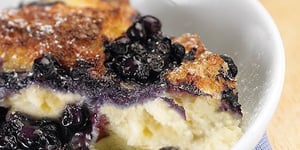 Photo de la Recette: Gâteau-Pouding aux Bleuets