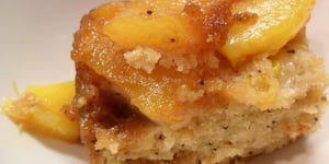 Photo de la Recette: Gâteau Renversé aux Pêches et au Gingembre