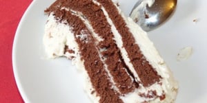 Photo de la Recette: Gâteau Roulé Vertical au Chocolat Crème Mascarpone à la Vanille