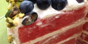 Photo de la Recette: Gâteau-Surprise au Melon D’eau