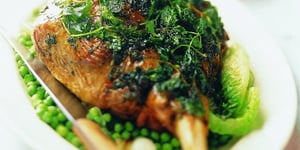 Gigot D'agneau à la Menthe, Petits Pois à la Française