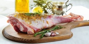 Photo de la Recette: Gigot D'agneau à L'ail et au Romarin