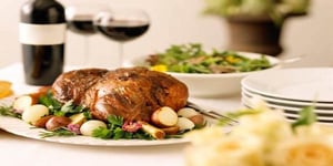 Photo de la Recette: Gigot D'agneau aux Pommes Boulangères