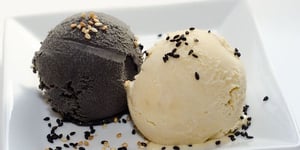 Photo de la Recette: Glace au Sésame Noir et Blond