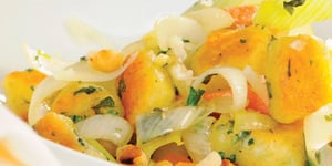 Photo de la Recette: GNOCCHIS AU LOUIS D’OR, LÉGUMES DE SAISON ET NOIX DE GRENOBLE