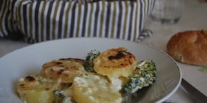 Photo de la Recette: Gratin aux Brocolis et Pomme de Terre