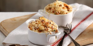 GRATIN CRÉMEUX AU POULET ET AUX LÉGUMES