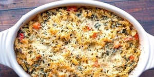 Photo de la Recette: GRATIN D’ARTICHAUTS, D’ÉPINARDS ET DE JALAPENOS