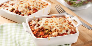 Photo de la Recette: Gratin de Boeuf et Riz aux Tomates