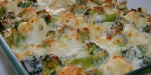 Photo de la Recette: Gratin de Brocolis au Chèvre