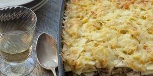 Photo de la Recette: Gratin de Céleri-Rave et de Dinde