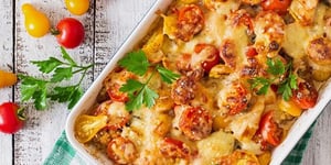 Photo de la Recette: Gratin de Courgettes aux Tomates Cerises