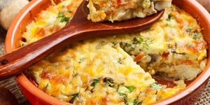 Photo de la Recette: Gratin de Légumes et Champignons au Fromage Râpé