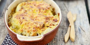 Photo de la Recette: Gratin de Pâtes et Chou-fleur