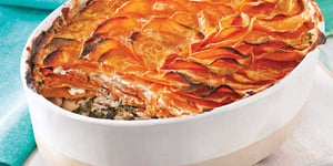 Photo de la Recette: Gratin de Patates Douces Thon et Épinards