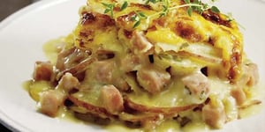 Gratin de Pommes de Terre au Jambon