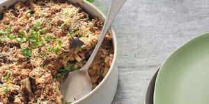 Photo de la Recette: Gratin de Riz Complet aux Aubergines