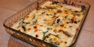 Photo de la Recette: Gratin de Sole Béchamel et Épinards