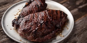 Photo de la Recette: Gros Steak Grillé à Partager