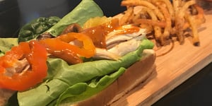 Photo de la Recette: Guédille au Poulet et Frites