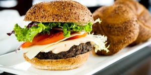 Photo de la Recette: Hamburger Végétarien et Fromage Tranché