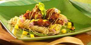 Hauts de Cuisse de Poulet Teriyaki, Sauce à la Mangue